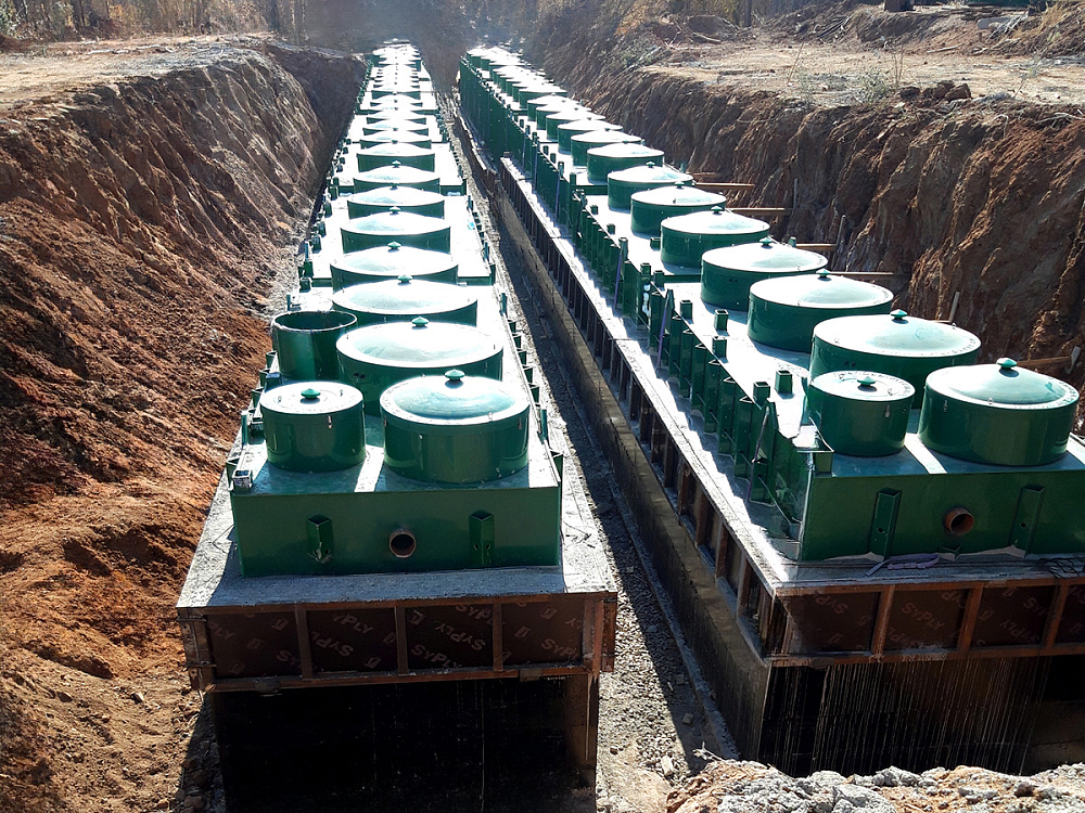 Хозяйственно-бытовой и ливневой сток - 400 м3/сутки, 15 л/с, Карагандинская область, Казахстан